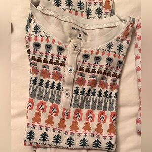 Gently used Roller Rabbit Thanksgiving pjs